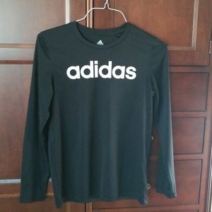 Adidas boys Large clima cool long sleeve shirt